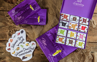 Coffret Cadeau de Voyage en Gros – 24 Barres de Chocolat Noir Entier avec Mélange de Fruits, Épices et Confitures – Idéal pour Offrir – Fabriqué au Vietnam