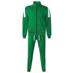 Conjunto combinado de chándal de invierno informal activo para hombre y chándal de dos tonos Material de algodón 100% - Product Image 3