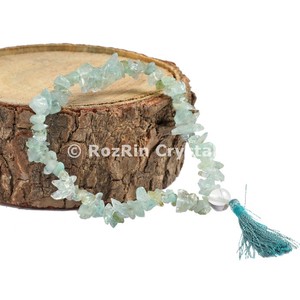 Natural Gemstone Aquamarine Chip <b>Bracelets</b> - Product Image 1