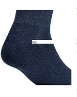Chaussettes basses matelassées pour hommes, 6 paires, 97% polyester, 3% élasthanne, respirantes