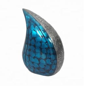 Urna Funeraria Americana de Metal en Forma de Lágrima con Acabado Colorido para Guardar Cenizas de Adultos, Mejor Precio, Gran Venta - Product Image 1