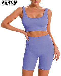 Ensemble de 2 pièces de Yoga pour femmes, tenue de Fitness, de haute qualité, respectueux de la peau, personnalisé, 2020 - Product Image 1