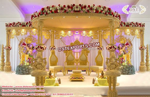 Mandalas de madera para boda, mantel de madera tallado a mano exclusivo de Maharani, Francia - Product Image 5