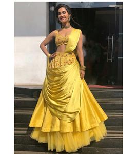 Diseñador elegante Georgette Lehenga Choli con Dupatta Bordado Secuencia Trabajo Ropa étnica india y pakistaní para ropa de fiesta ApparelGarment - Product Image 2