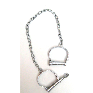 Esposas de Hierro Irrompibles con Doble Bloqueo para Prisión, Par de Esposas de Pierna de Hierro Antiguas en Metal Personalizadas - Product Image 5