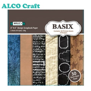 กระดาษพิมพ์ลายสมุดเก็บภาพขนาด6x6นิ้ว - Product Image 4