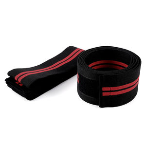 custom made gym <b>knee</b> wraps with printing and embroidery - Product Image 1