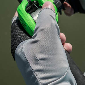 Guantes de seguridad para hombre, accesorio de protección para manos con dedos cortos, diseño personalizado, color gris y negro - Product Image 4