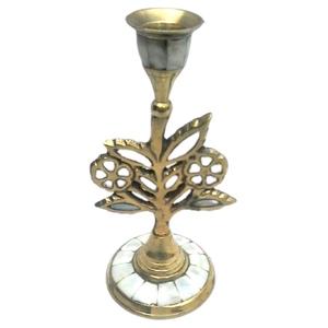Candelabro Decorativo de Latón, Soporte para Velas Hecho a Mano con Diseño de Corazón de Metal, Candelabros para Iglesia, Decoración del Hogar - Product Image 5
