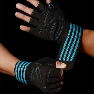 wholesaler Custom Workout Gym Gloves Weight lifting Black Sports Glove Half Finger - Product Image 4