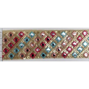 Dentelle à paillettes de qualité supérieure en ligne Inde - Product Image 3