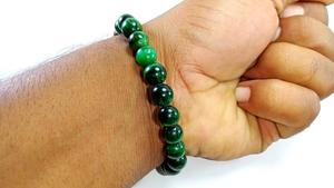 High quality Green tiger Eye <b>Beads</b> Stone <b>Bracelet</b> Crystal Gemstone Fashion Jewelry <b>Men</b> and Women Gift Energy Meditation - Product Image 2