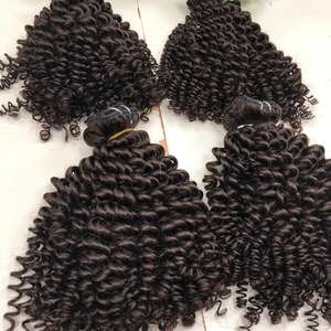 Extensions de cheveux Remy brésiliens naturels très bouclés — ali queen, mèches Double Machine, haute qualité, prix en gros - Product Image 6