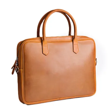 Mallette de luxe pour hommes, sac pour ordinateur portable en cuir véritable, mince, sac 15 pouces, 2021