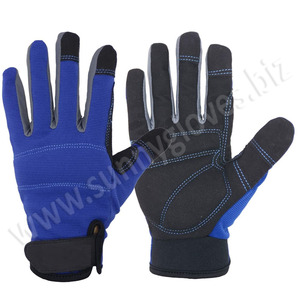 Soft Leather Safety Hand Protective Mechanic Gloves - Product Image 4