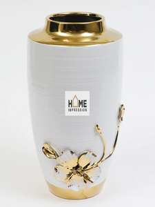 Florero de lujo moderno de metal dorado, florero de metal dorado clásico de nuevo diseño, florero de metal nórdico personalizable - Product Image 6