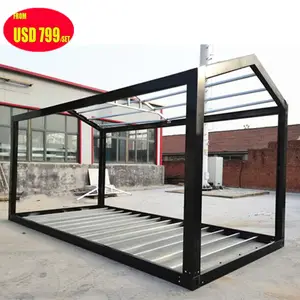 Detachable 20 Foot Living Prefabricated Modular Portable Folding Container Housing Steel Structure Prefabable House