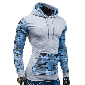 Customized Pullover Men's Fleece Hoodie Arch Logo Long Sleeve - Product Image 3