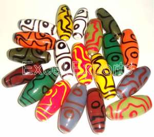 Perles de verre Perles fantaisie ovales Perles en gros pour la fabrication de bijoux - Product Image 2