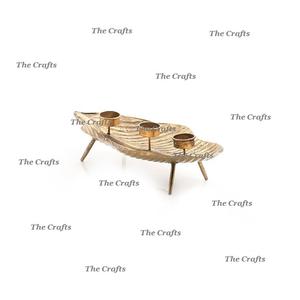 Portavelas de aluminio color oro de diseño moderno para decoración de hoteles y restaurantes, portavelas para velas de té - Product Image 3