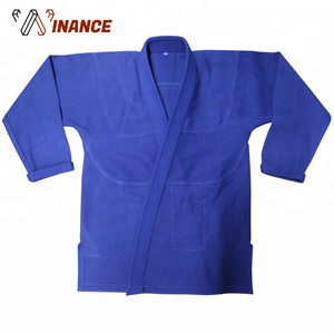 Jiu jitsu gi — gabarit personnalisé, couleur bleue, avec votre propre logo de marque - Product Image 1