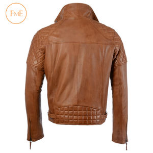 Chaqueta de Cuero PU Personalizada para Hombre, con Cuello Alto, Resistente al Viento, Modelo Nuevo, Chaqueta de Motociclista Informal de Lona, Venta al Por Mayor - Product Image 2