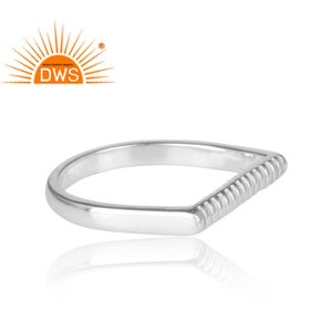 Bague en argent Sterling 925, argent fin Sterling, styliste, Base plate, bijoux pour filles, vente en gros - Product Image 3