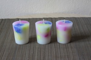 Various Colors <b>Paraffin</b> Ball Candles 3 Inch Home Decor Pillar Candle in Glass Jar - Product Image 2