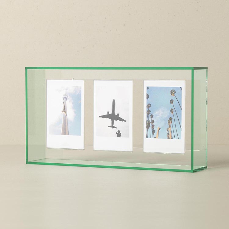 Популярный Дизайн 3 в 1, Лидер продаж, акриловая фоторамка высокого качества на Amazon Instax