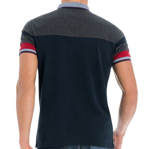Venta al por mayor de polos de malla de fitness para hombre personalizados, nuevo diseño, ropa deportiva atlética para correr, ropa de gimnasio de compresión tejida - Product Image 3
