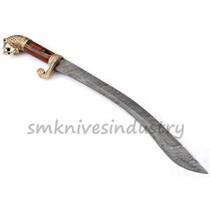 Espada de batalla hecha a mano, hermosa, 36 pulgadas, lista con funda (Smk1949) - Product Image 2
