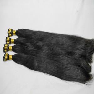 Extensiones de cabello humano rizado ondulado recto crudo I Tip Hair Venta al por mayor Remy Hair Micro links U Tips y K Tips Extensiones de cabello - Product Image 2