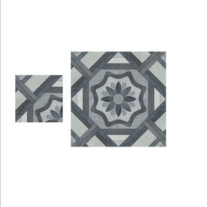 Color gris de cerámica con diferentes formas diseño de piedra baldosas de estacionamiento 400x400mm - Product Image 6
