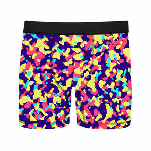 Boxers personnalisables pour hommes en Spandex/Polyester tricoté, séchage rapide, antibactériens, respirants, pour adultes - Product Image 4