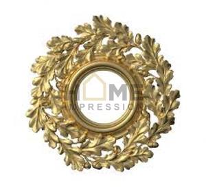 กระจกติดผนังโลหะหรูหราทำจากทองเหลืองกระจกโลหะสำหรับตกแต่งบ้านกระจกโลหะโบราณ - Product Image 5