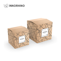 Caja de Envío para Botellas de Vino Corrugada con Separador, Resistente y Ecológica, para Whisky, Tequila y Comercio Electrónico