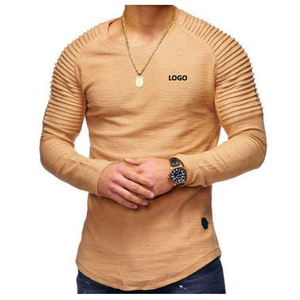 Camiseta personalizada para hombre, color de piel, cuello redondo, Jersey, camiseta de manga larga para hombre con logotipo personalizado - Product Image 1