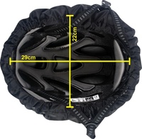Housse de pluie imperméable en nylon pour casque de vélo matériau réfléchissant pour BMX et montagne route cyclisme vtt housse de pluie