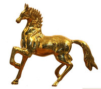 Sculpture en métal de laiton d'animaux et d'oiseaux sculptés à la main de haute qualité, décoration de table, décoration de la maison, figurines en cuivre