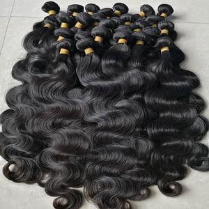 Extensiones de Cabello Virgen Remy Indio de Alta Calidad Premium, Doble Trama a Máquina, Cutícula Alineada, Bajo Precio, Proveedor Mayorista de India - Product Image 2