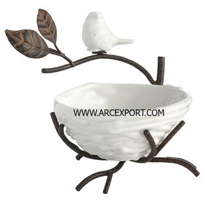 Tazón y plato Soporte de 2 niveles Diseño maravilloso Accesorios de decoración Venta al por mayor Mesa para el hogar Cuencos para servir comida a buen precio - Product Image 4