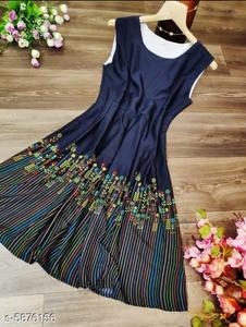 ชุดเดรสผ้าเรยอนสำหรับผู้หญิงผ้าคอตตอนดีไซน์สวย - Product Image 3