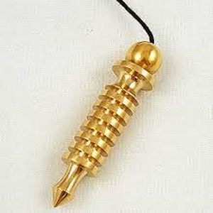 Péndulo de Metal o latón de la mejor calidad, Péndulo de Metal para espiga curativa, Reiki, en venta - Product Image 4