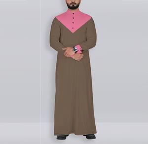 Oferta Especial: Thobe de Dubái con Bolsillo, Thobe Musulmán 2026, Hecho a Medida, Transpirable, Ligero, de Algodón, Thawb Árabe - Product Image 2