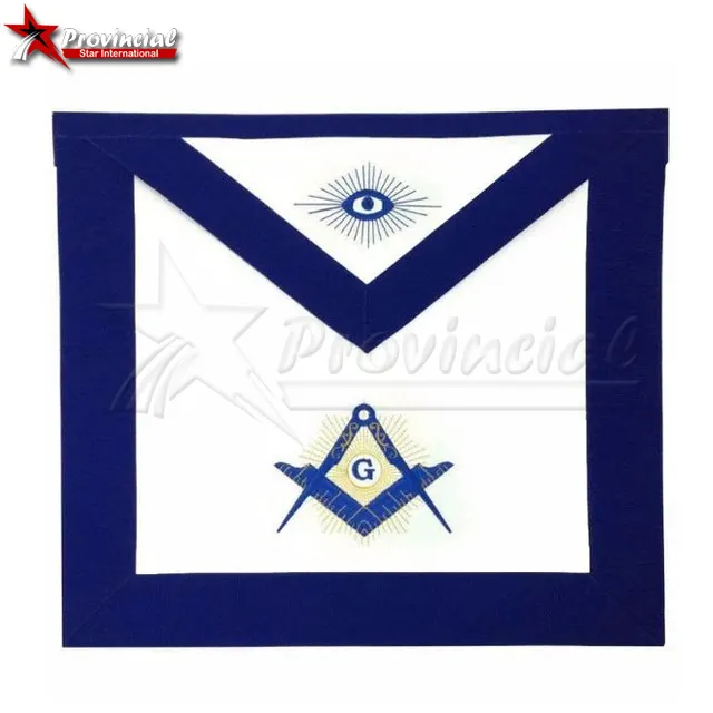 Изготовленные На Заказ высококачественные масонские синие фартуки с компасом