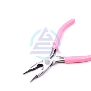 Mignon Rose Couleur Poignée Anti-dérapant Épissage et Fixation Bijoux Pinces Outils et Équipement Kit pour DIY Bijoutier Accessoire Conception PK - Product Image 1
