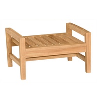 Magnifique tabouret en teck massif Marbella, durable et moderne, pour hôtel, parc, jardin, meubles d'extérieur, Indonésie