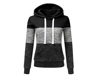 Sudadera con Capucha OEM 2021 de Algodón Grueso para Mujer, Sudadera Informal Lisa Unisex con Capucha y Manga Regular, 100% Algodón, Diseño Liso - Product Image 5