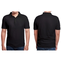 Camiseta de Algodón Negra Personalizada al por Mayor para Hombre, Talla Grande, Lisa en la Parte Delantera, Estilo Casual Deportivo, Cuello Redondo, Exportador en India