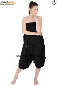 กางเกงขายาวผ้าฝ้ายสตรี,กางเกงขายาวผ้าฝ้ายพิมพ์ลายแบบหลายสี - Product Image 2